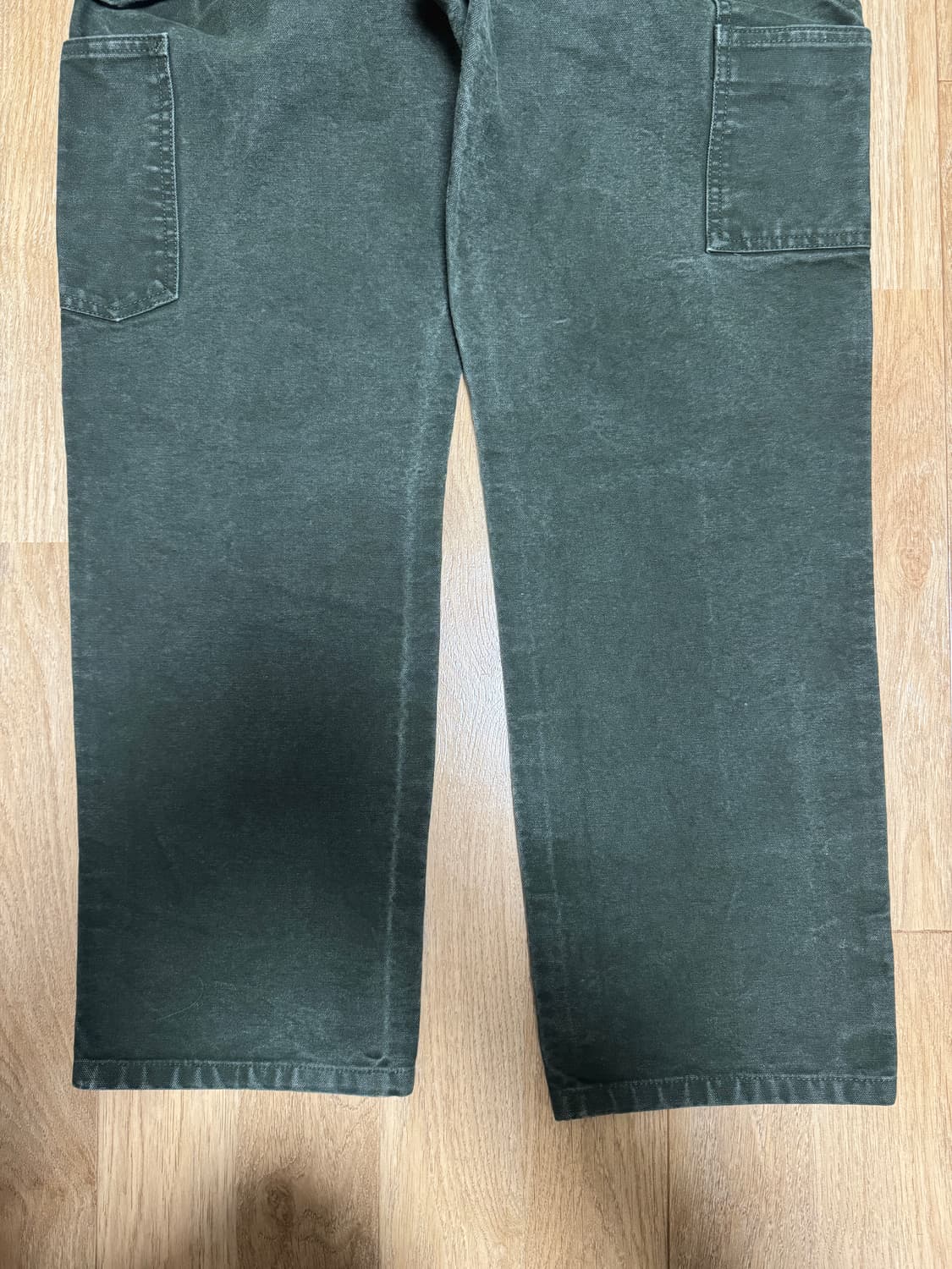 칼하트윕 싱글니 워크팬츠 올리브 28X30 상품이미지4