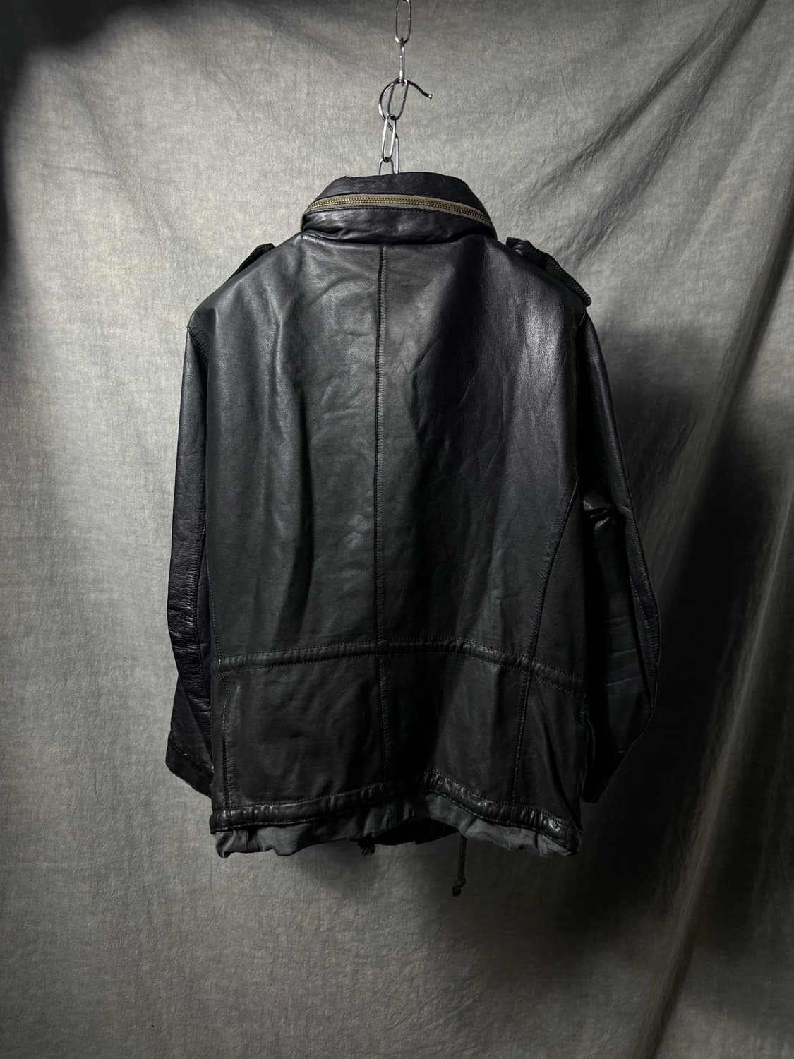 Sisii Leather Field Jacket 상품이미지7