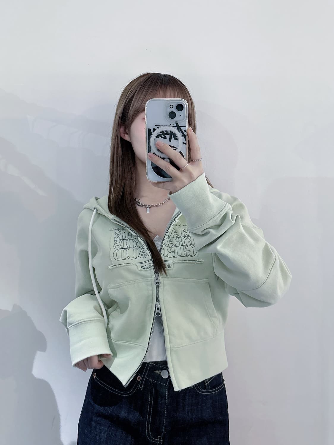 마리떼프랑소와저버 말차 후드집업 상품이미지1