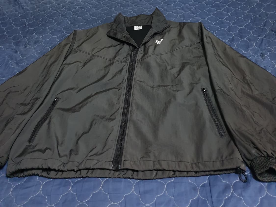 HDEX 에이치덱스 오버핏 바람막이 짚업 자켓 블랙 (XL) 상품이미지1