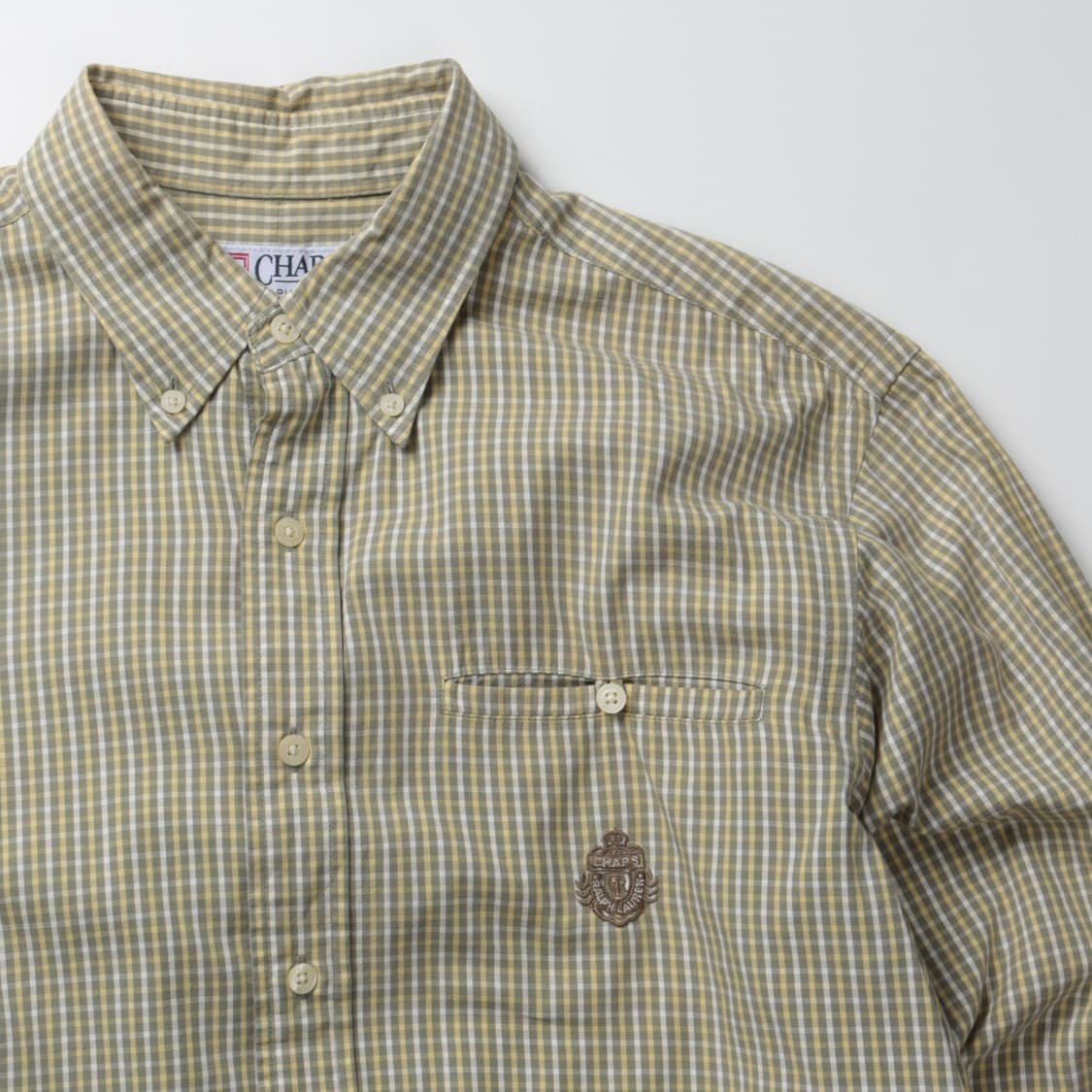 챕스랄프로렌 체크 코튼 셔츠   상품이미지4