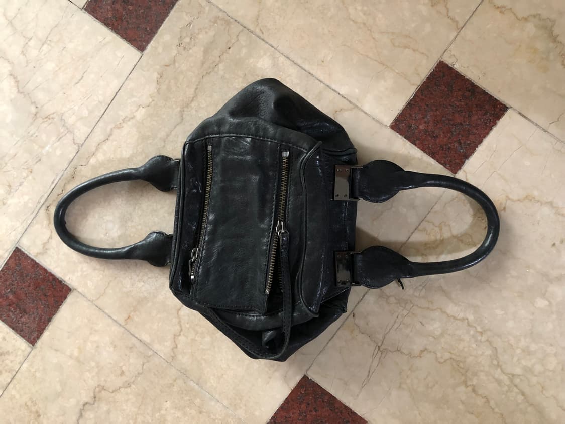 [직수입] 빈티지 diesel 레더 토트 백 블랙 상품이미지10