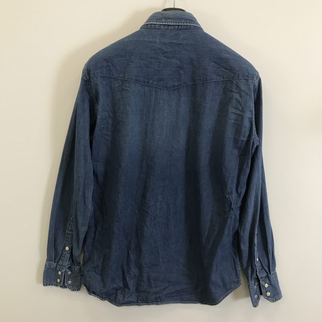 유니클로 웨스턴 데님셔츠 스냅단추 [L] 상품이미지3
