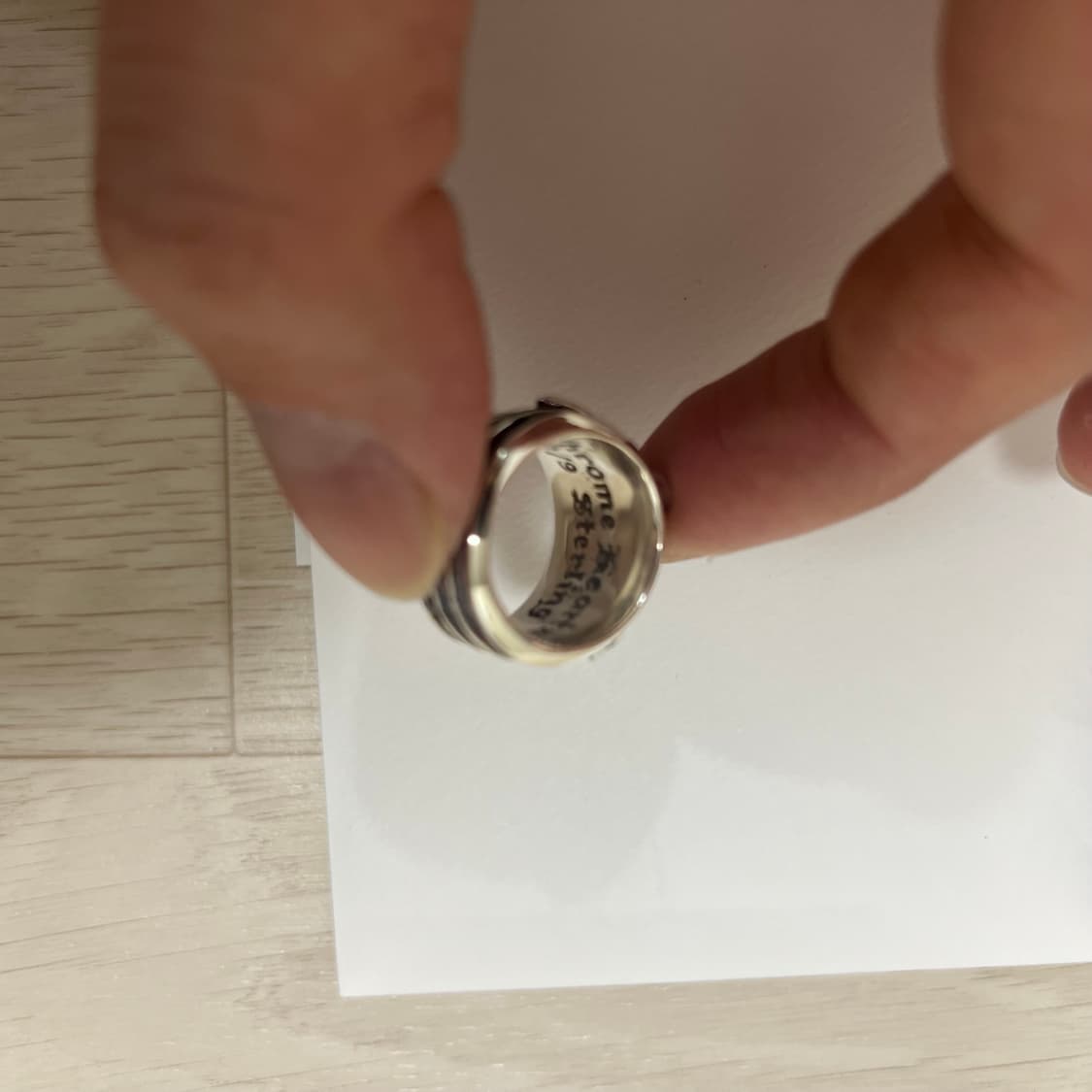 크롬하츠 대거링 풀파베 Us 6호 새제품 상품이미지2