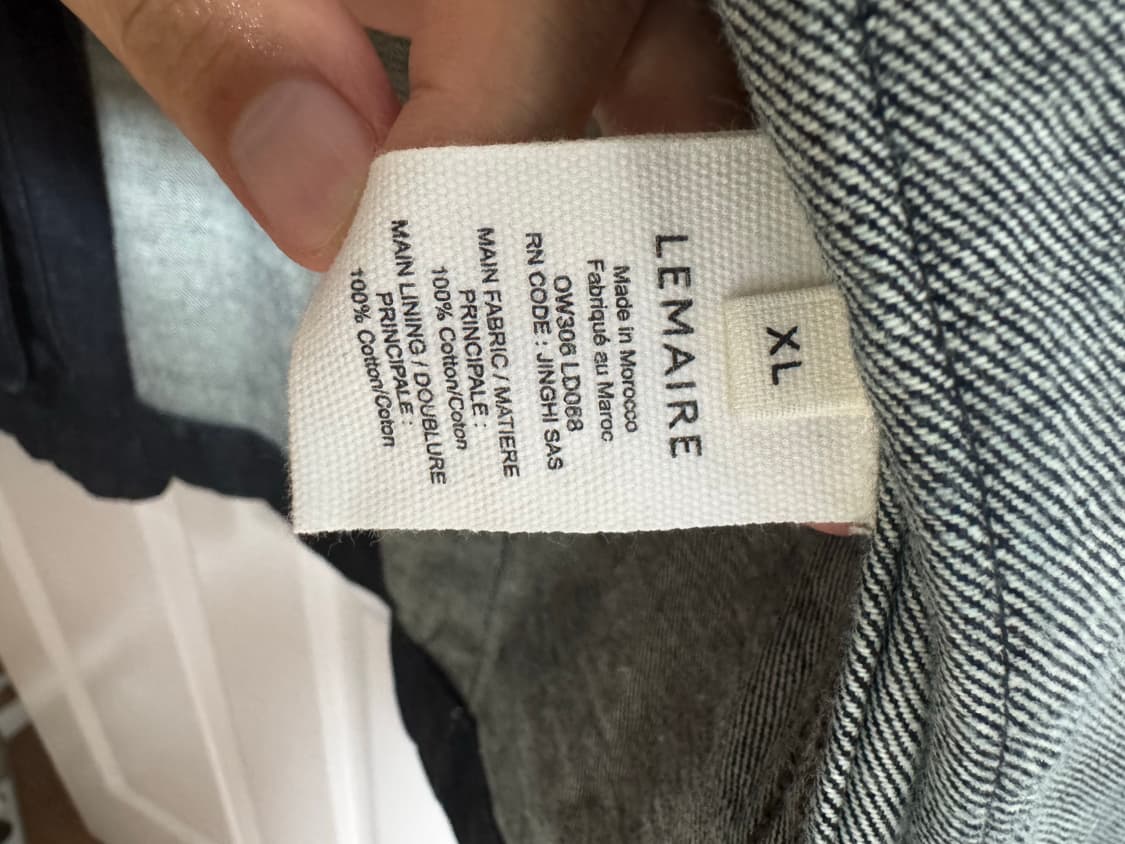 [XL] 르메르 박시 자켓 인디고 상품이미지4