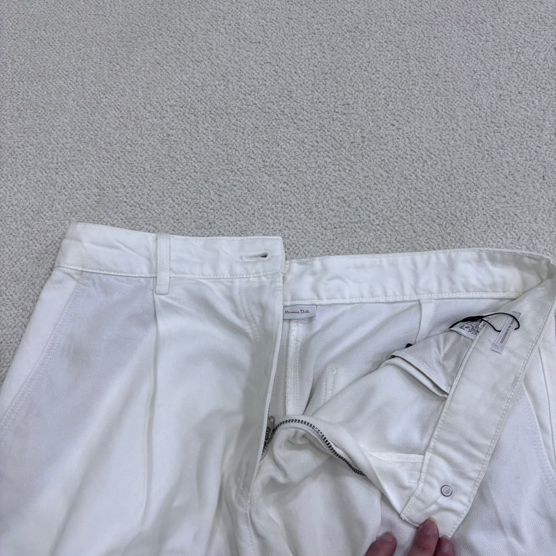 실측확인 새상품 마시모두띠 와이드 팬츠 0327E 상품이미지5