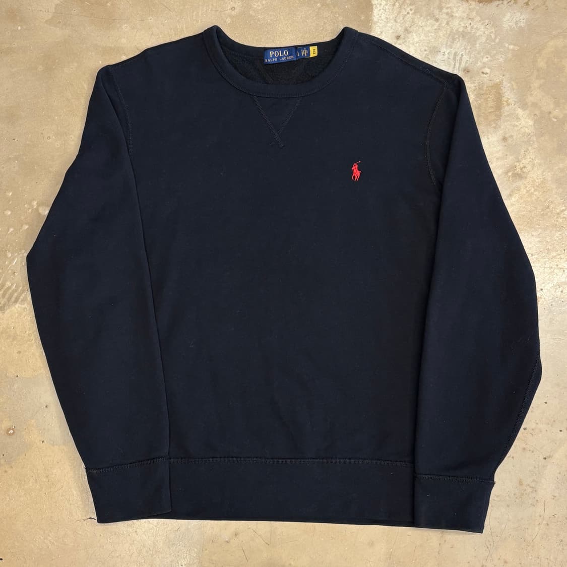 L 폴로랄프로렌 기모 블랙 맨투맨  상품이미지2