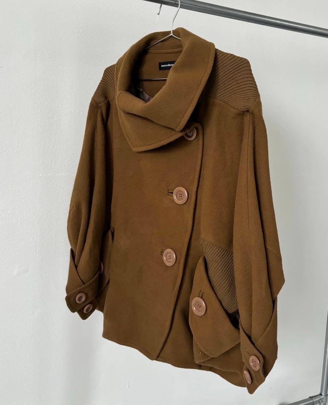 빈티지 울 반코트 상품이미지4