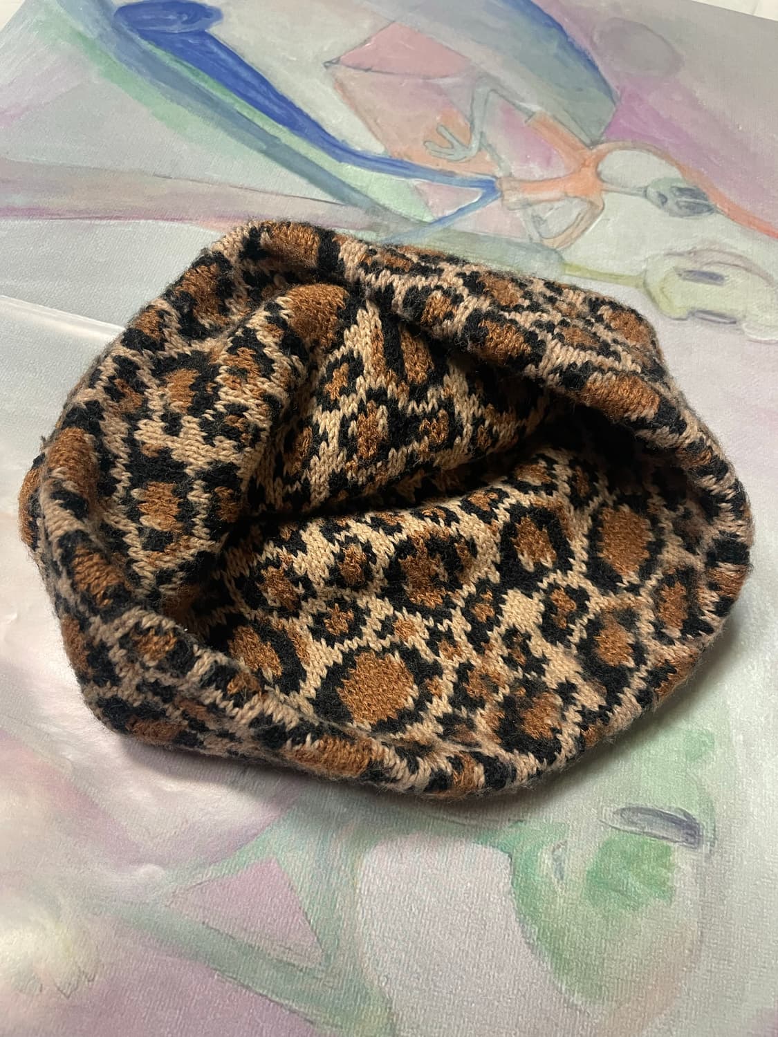 Leopard Beanie 상품이미지2