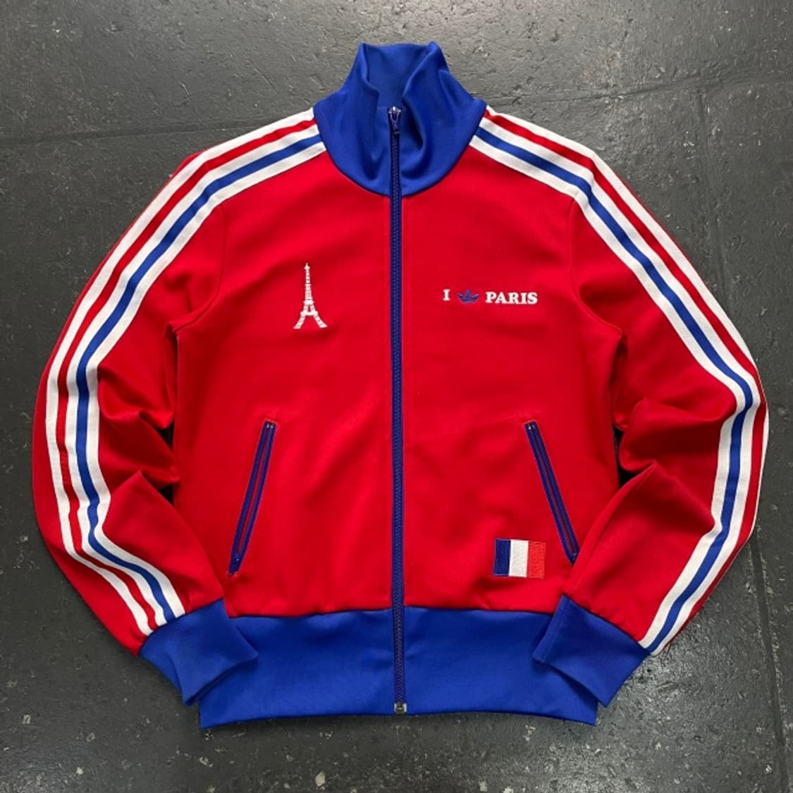 90 아디다스 파리 트랙탑 져지 상품이미지1