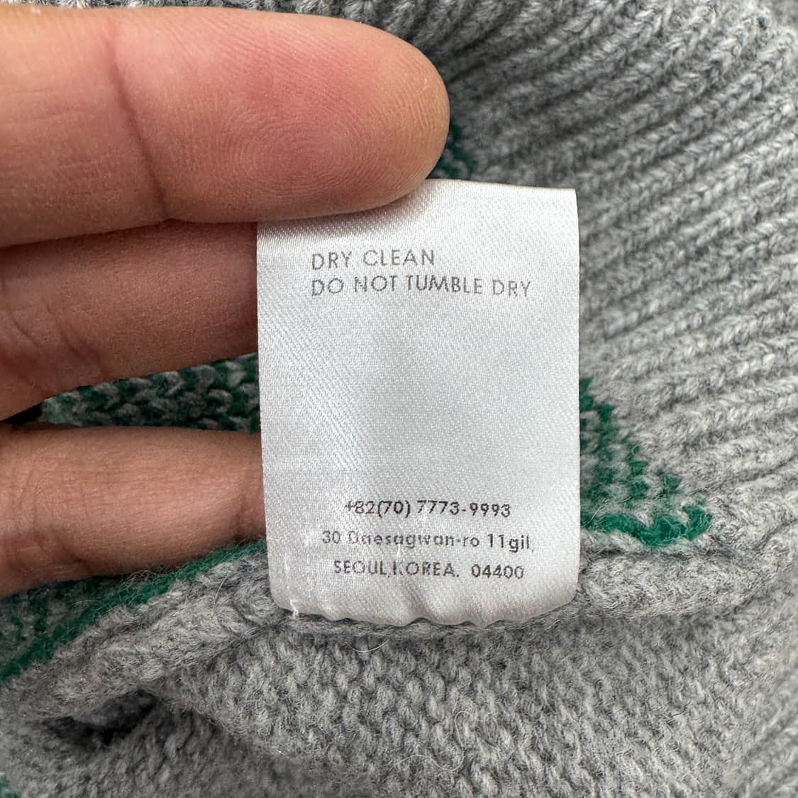 FREE 마르디메크르디 캐시미어 라운드 니트 상품이미지7