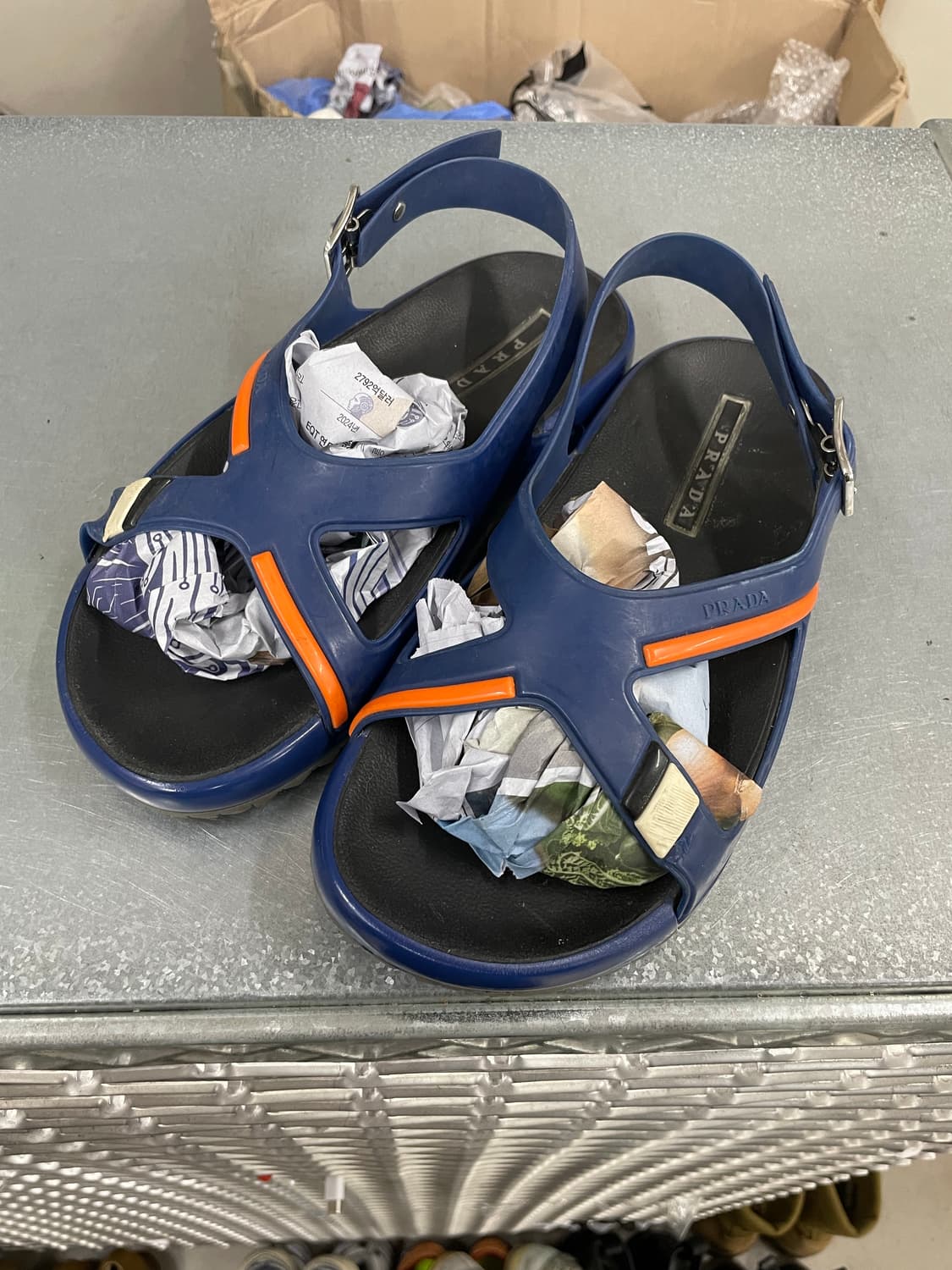 프라다 샌들 블루 5 (gr-4244) 상품이미지2