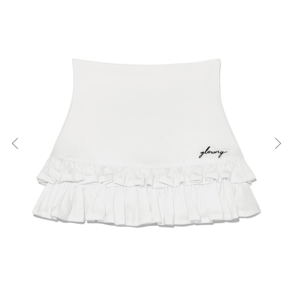 글로니 LULU RUFFLE MINI SKIRT 루루 러플 미니 스커트 상품이미지1