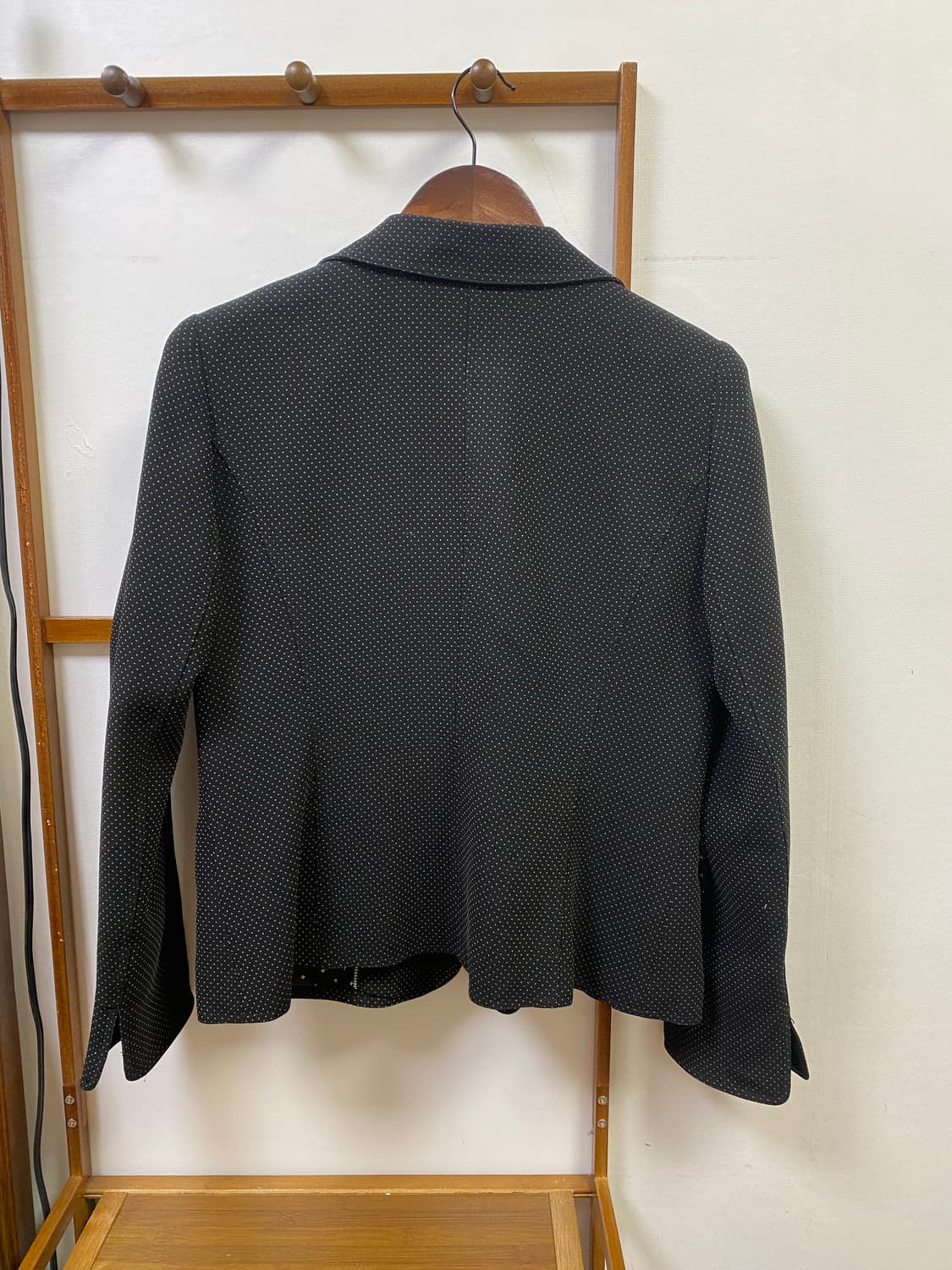 잔패턴 숄더 패드 자켓 상품이미지2