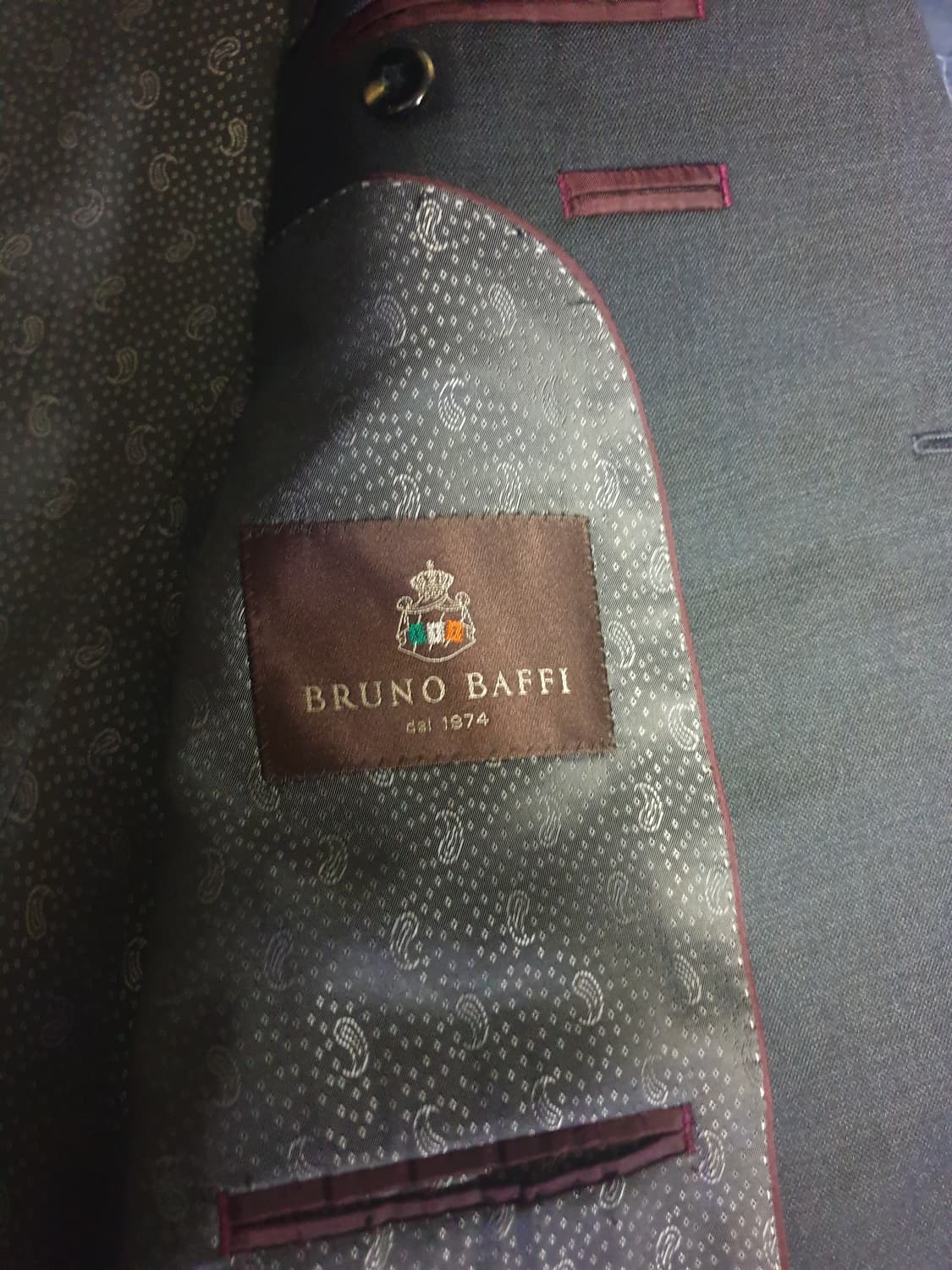 (인디안) 브루노바피 골든텍스 실크 블렌드 클래식 블레이저 (105) 상품이미지6