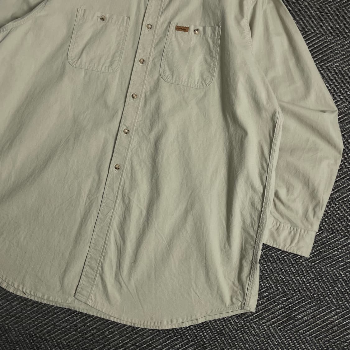 칼하트 USA 오리지날 박시핏 패치로고 박시핏 워크 셔츠y 3394 상품이미지3