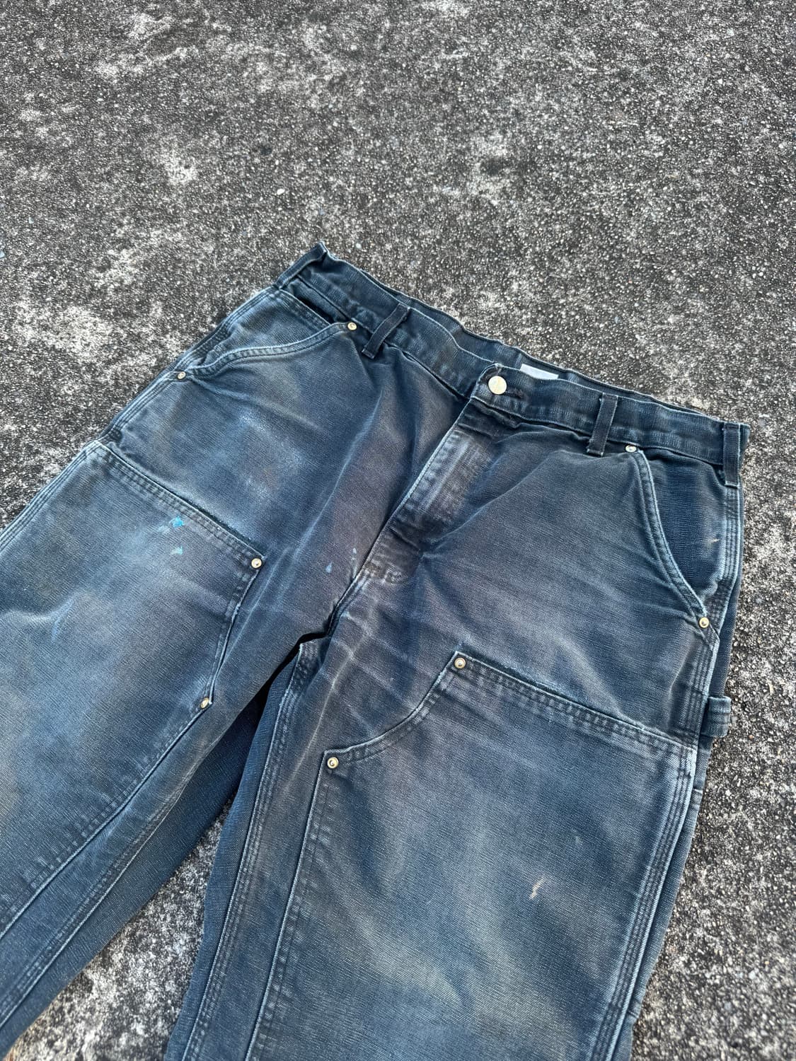 00S 빈티지 칼하트 B01  더블니 카펜터 블랙 36 상품이미지1