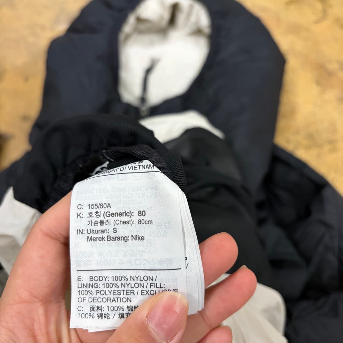 나이키 블랙 숏패딩  상품이미지6