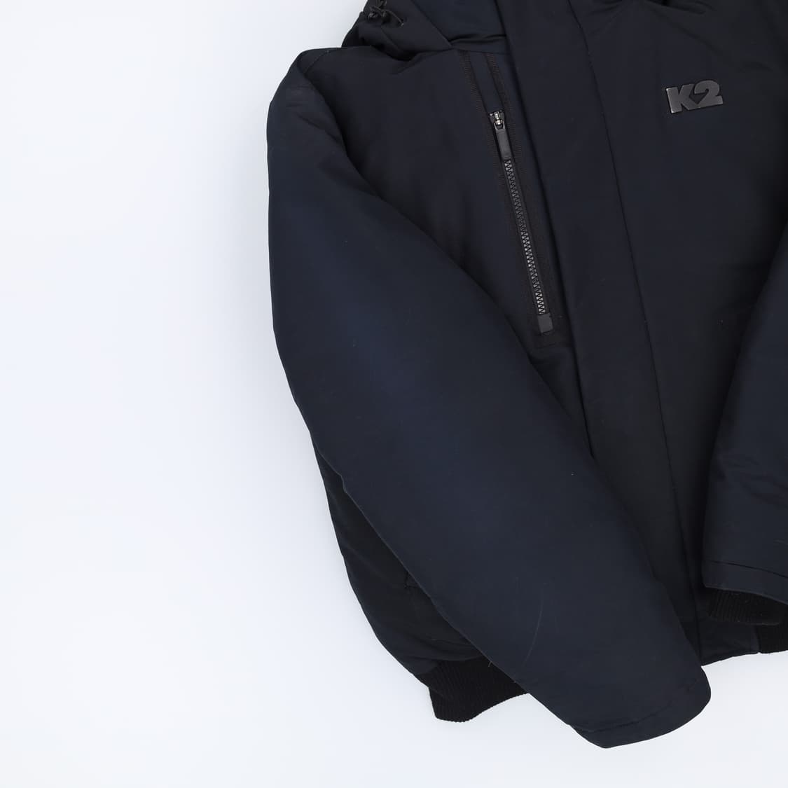 [95] K2 케이투 공용 매킨리 구스다운 숏 패딩 자켓 블랙 3926 상품이미지7