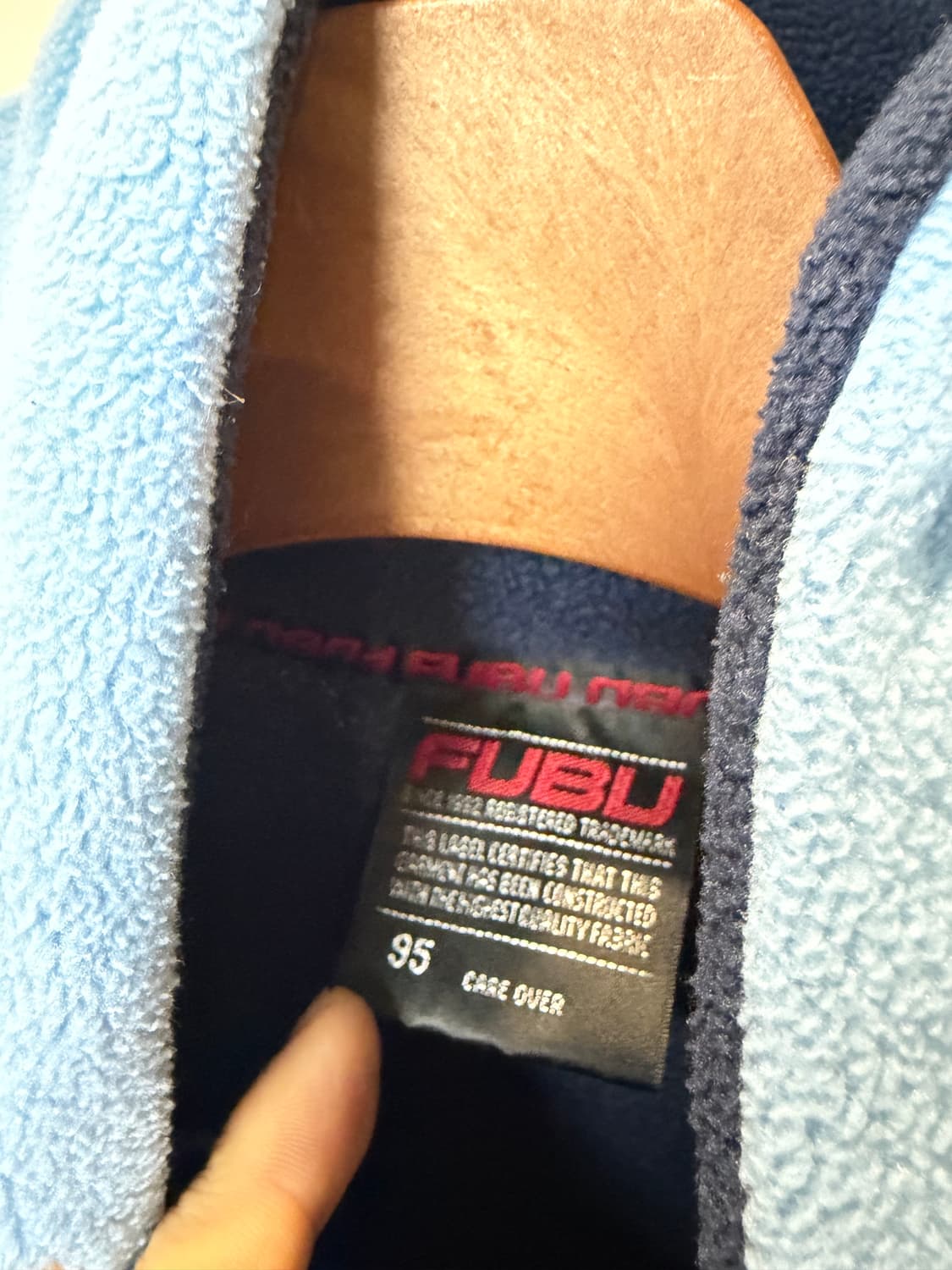 (95) Fubu 후부 올드스쿨 힙합 후리스 후드 상품이미지5