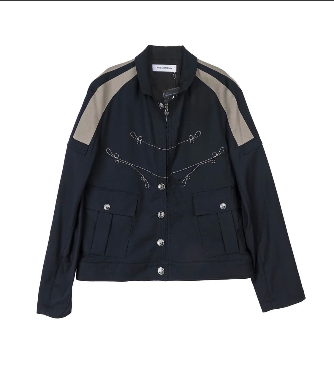 [새상품] 키코코스타디노브 피츠 밀리터리 자켓 네이비 색상 48 상품이미지2