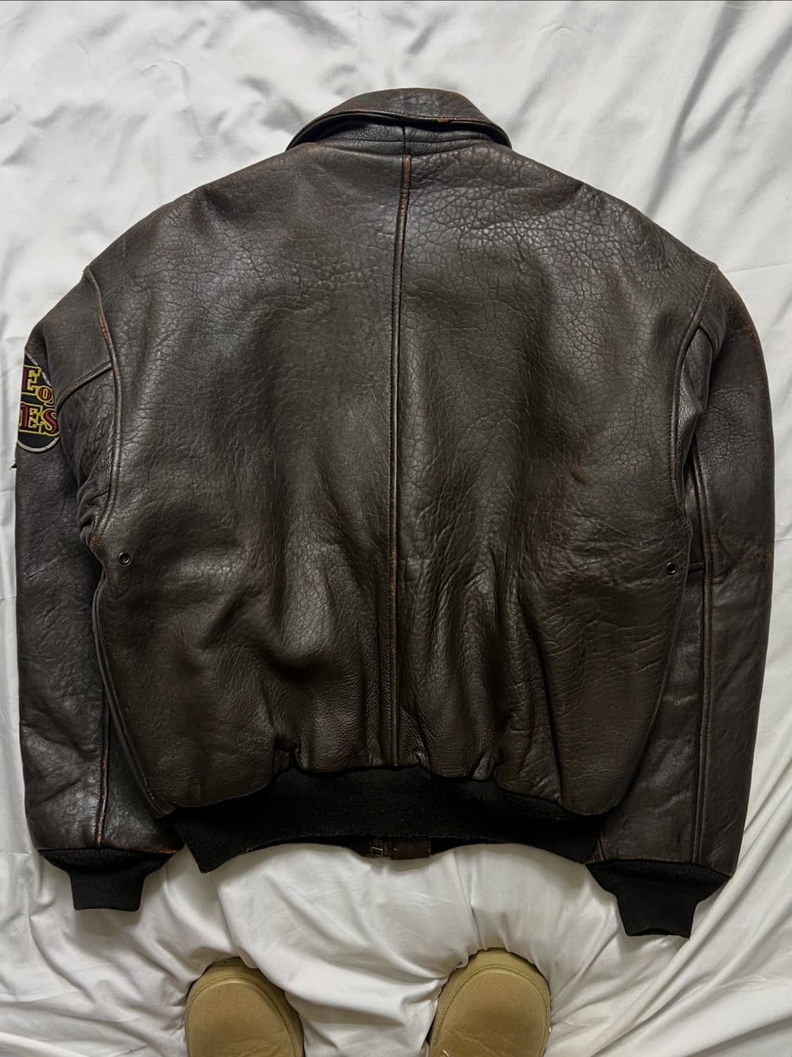 아비렉스 A-2 가죽 자켓 상품이미지2