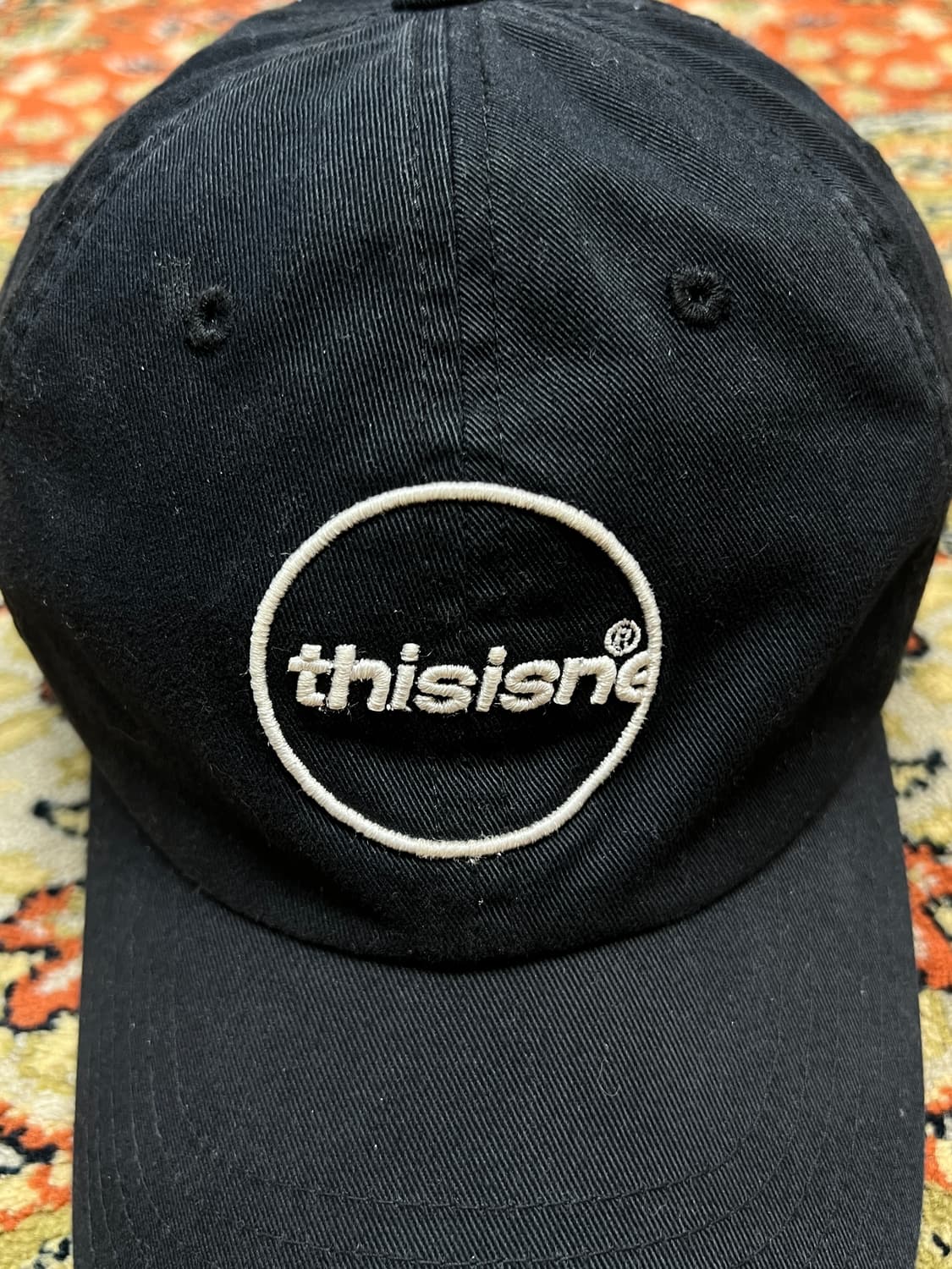 [OS] 디스이즈네버댓 로고 볼캡 블랙 상품이미지2