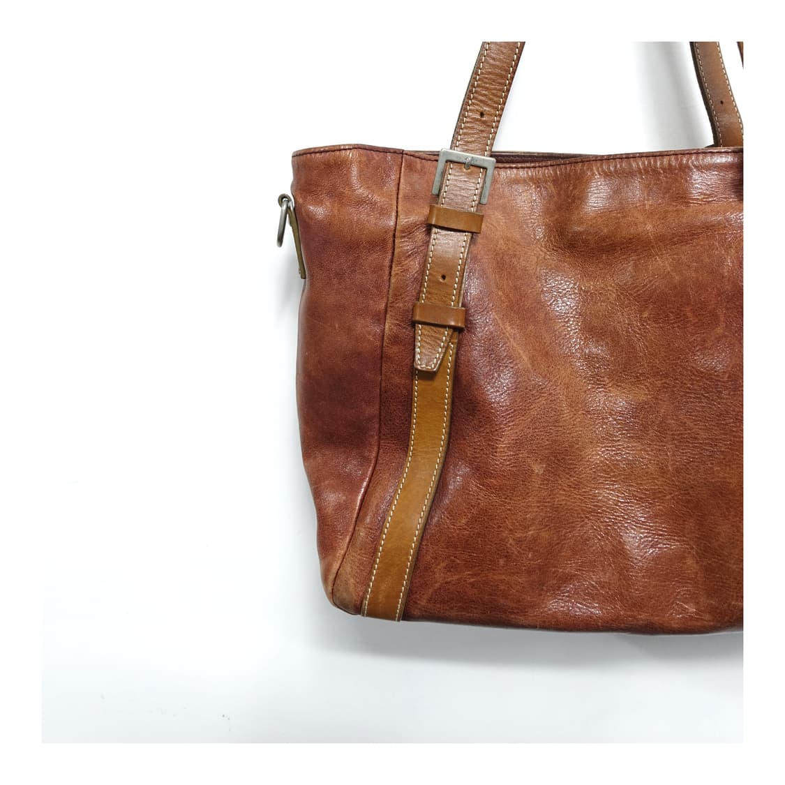 LANVIN 랑방컬렉션 에이징 레더 2way 숄더백 상품이미지8