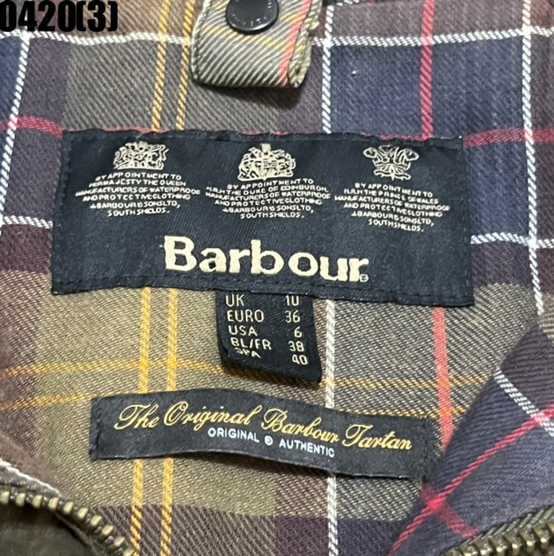 바버 왁스 자켓 상품이미지3