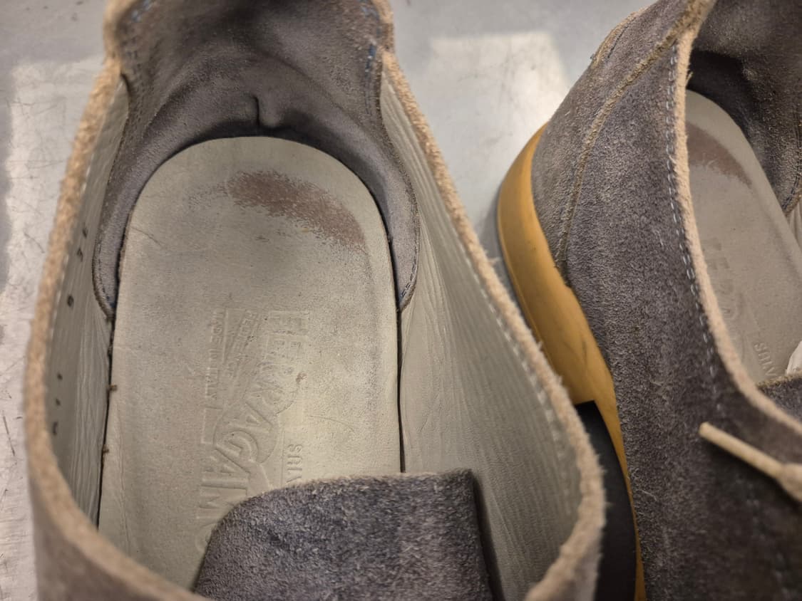 살바토레 페레가모 스웨이드 슈즈 상품이미지8