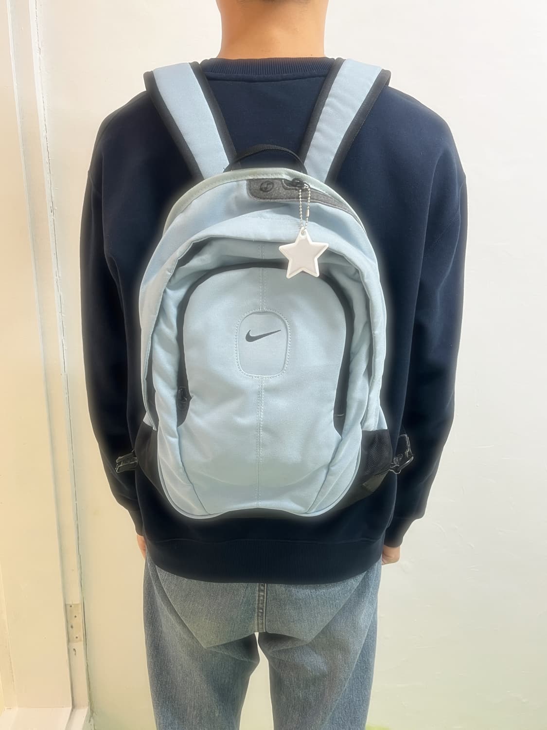 나이키 Y2K 그레이 블루 백팩 🪽 상품이미지1