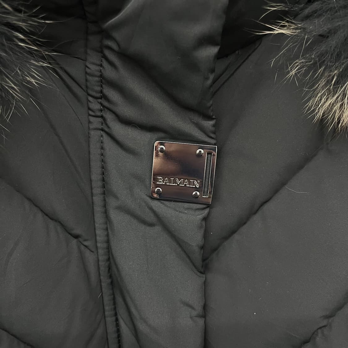 발망 블랙 롱 패딩 점퍼 여성L 상품이미지3