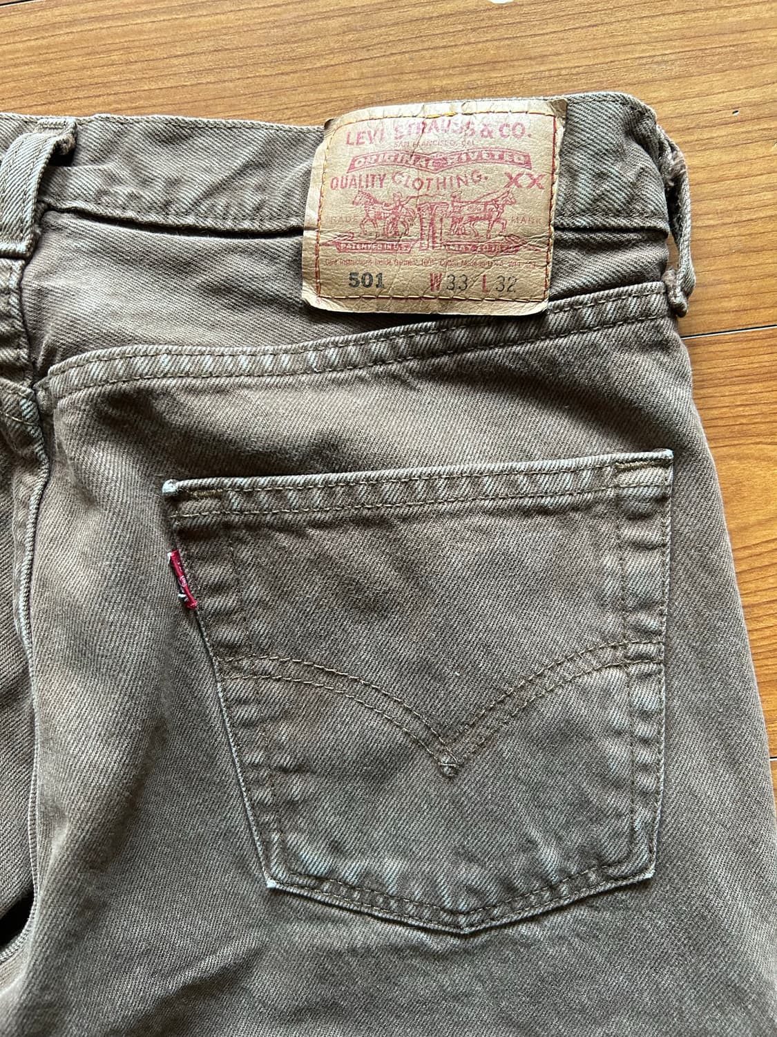 빈티지 리바이스 501 브라운 usa 상품이미지6