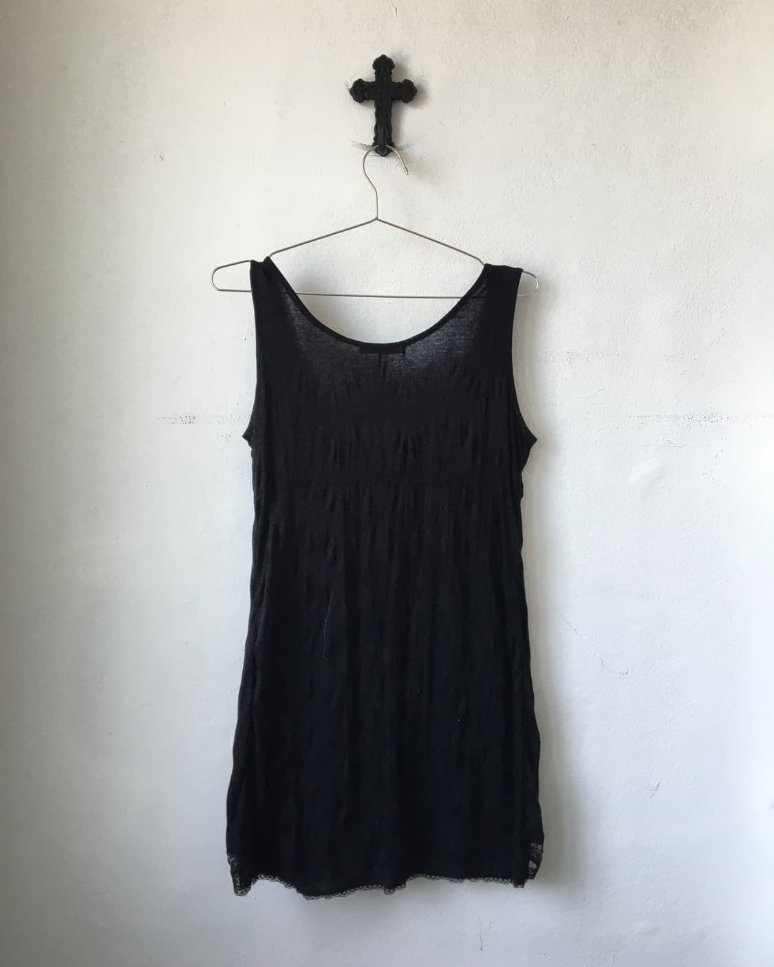 Lace point tied layered sleeveless 상품이미지3