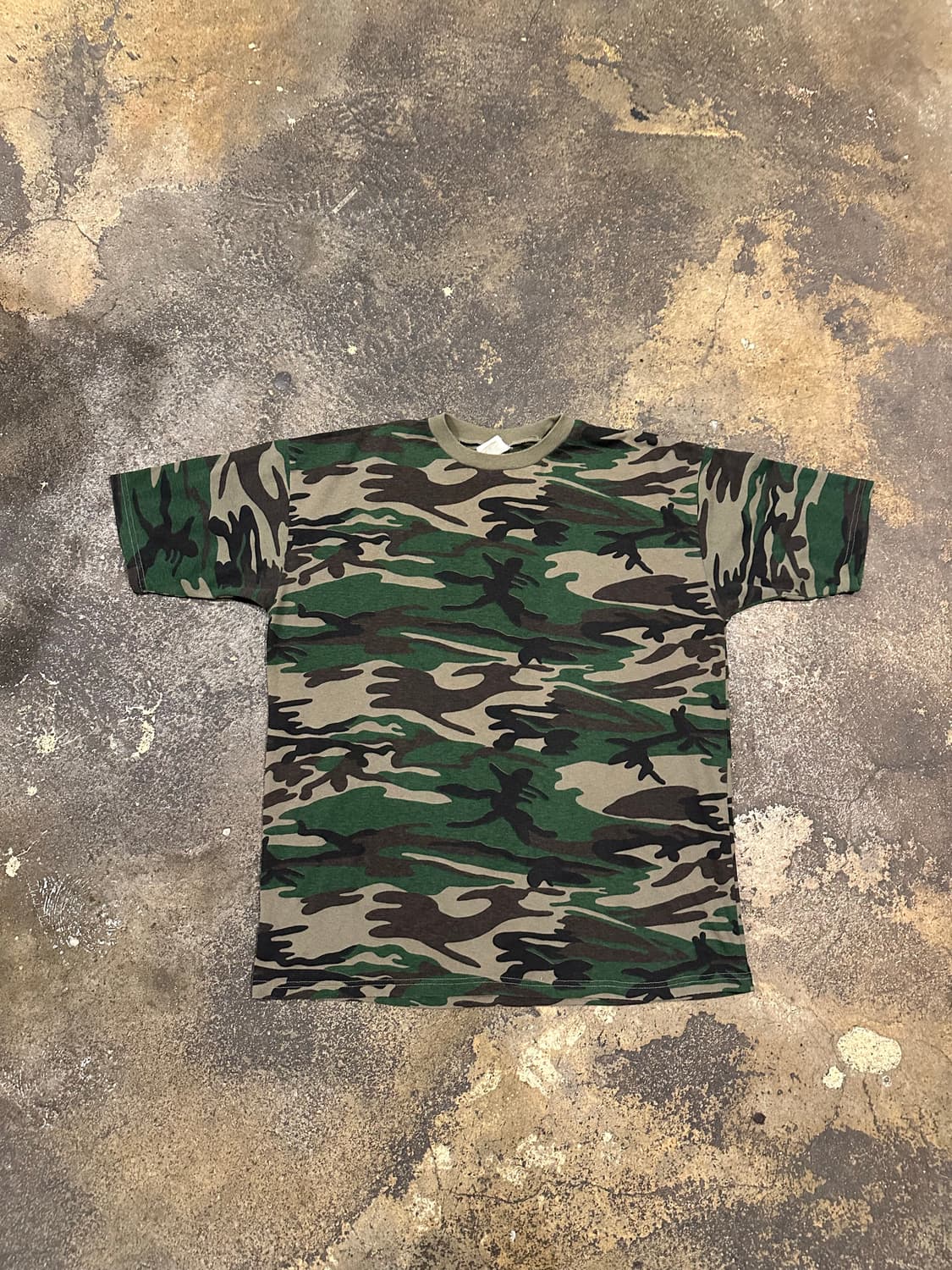 빈티지 00s 우드랜드 카모 반팔 티셔츠 상품이미지1