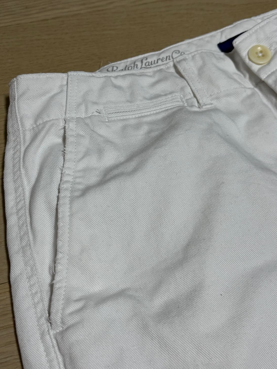 폴로랄프로렌 화이트 크롭 치노 팬츠 상품이미지6