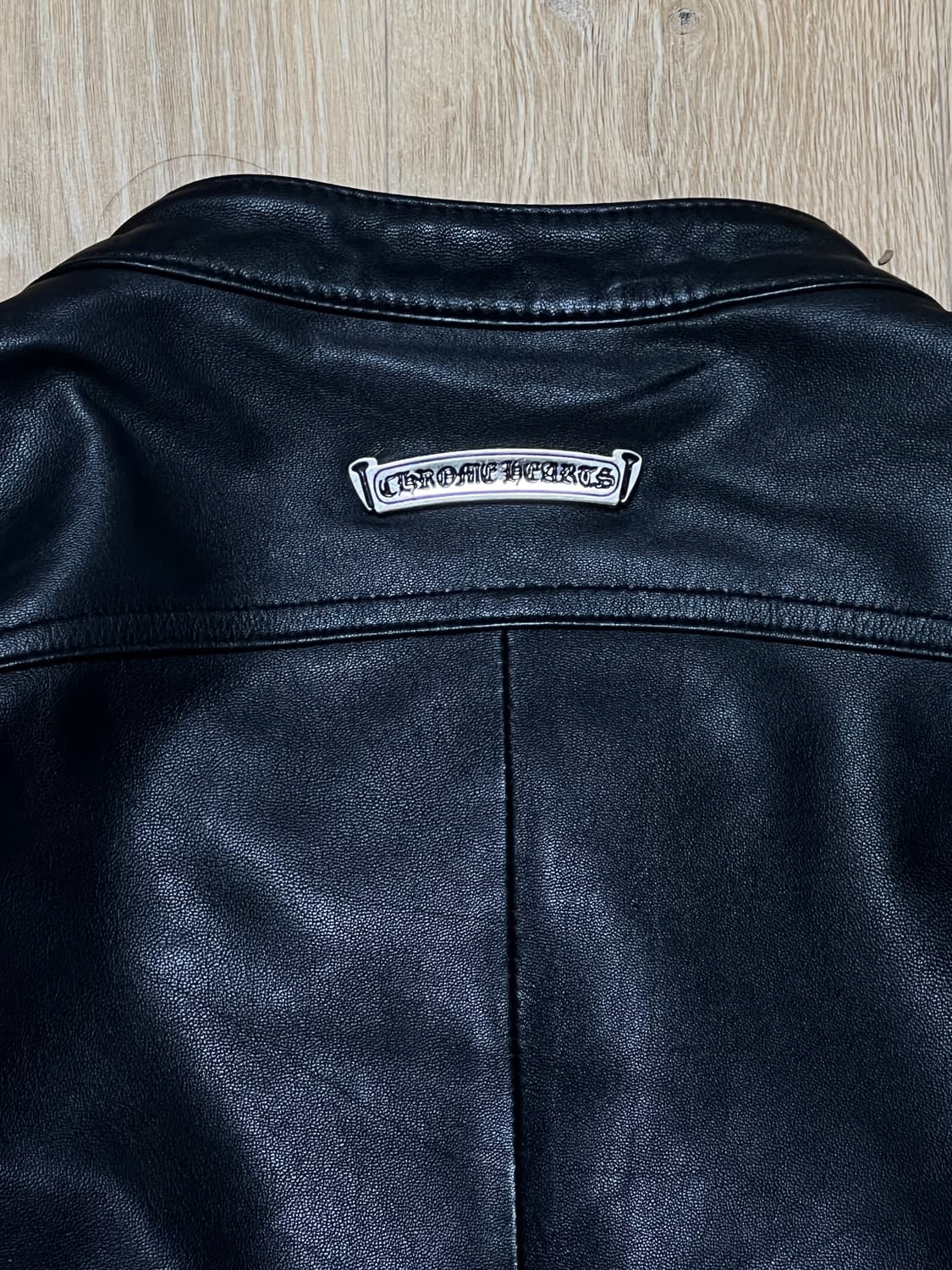 제냐 차이나카라 가죽자켓(크롬하츠 스타일 커스텀) XL 상품이미지8