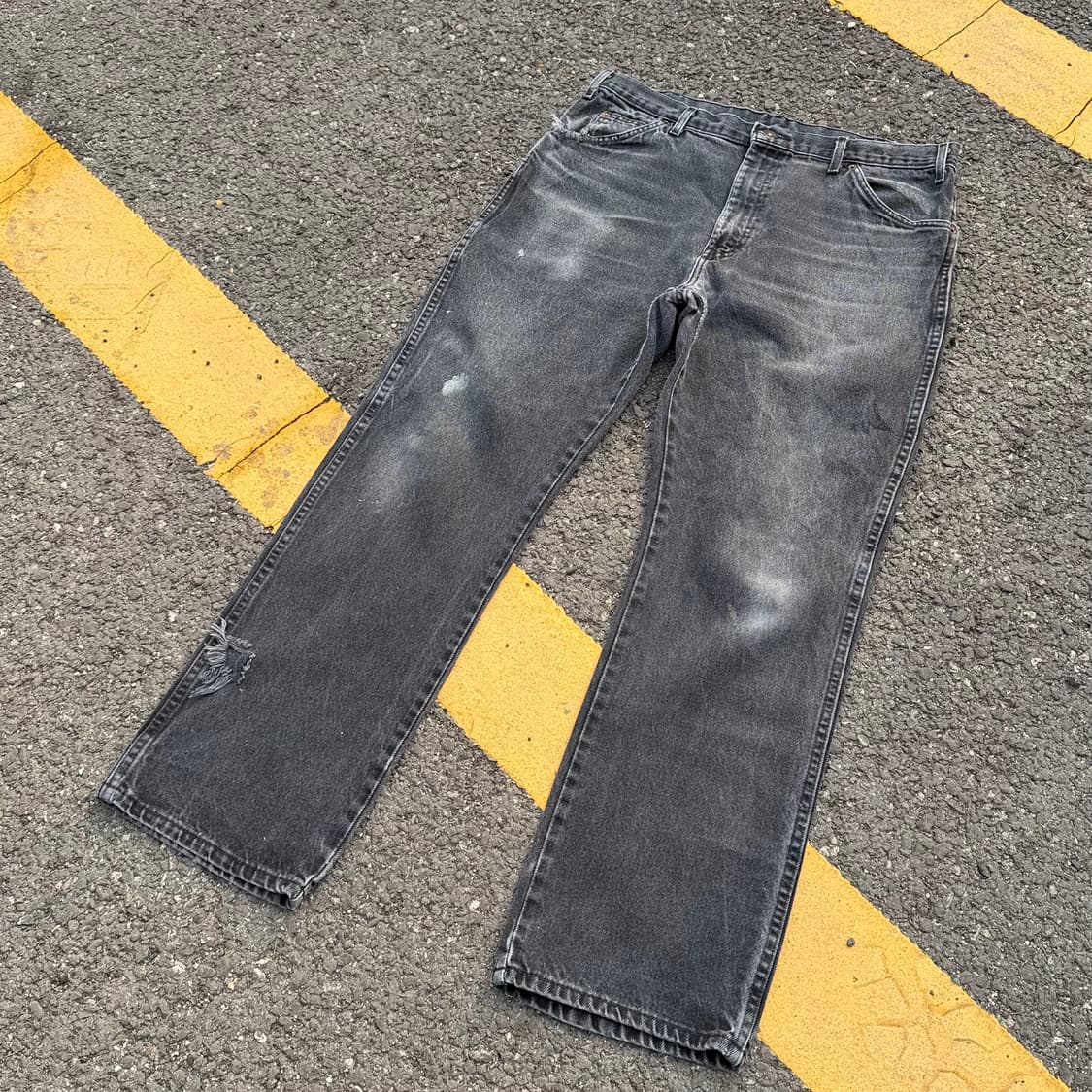 디키즈 싱글니 카펜터 흑청 블랙 상품이미지4