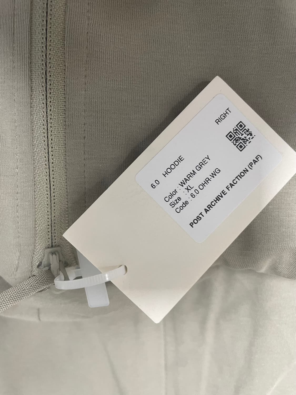 Paf 6.0 Hoodie Right Warm Grey 상품이미지3