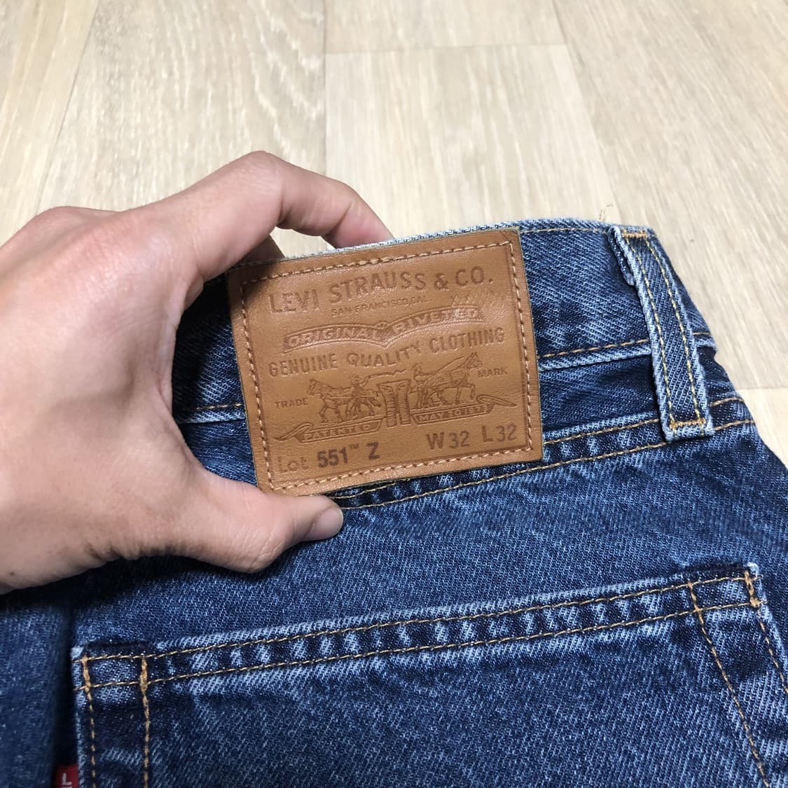 (32) 리바이스 Levi's 551z 어텐틱 스트레이트 핏 데님 상품이미지7