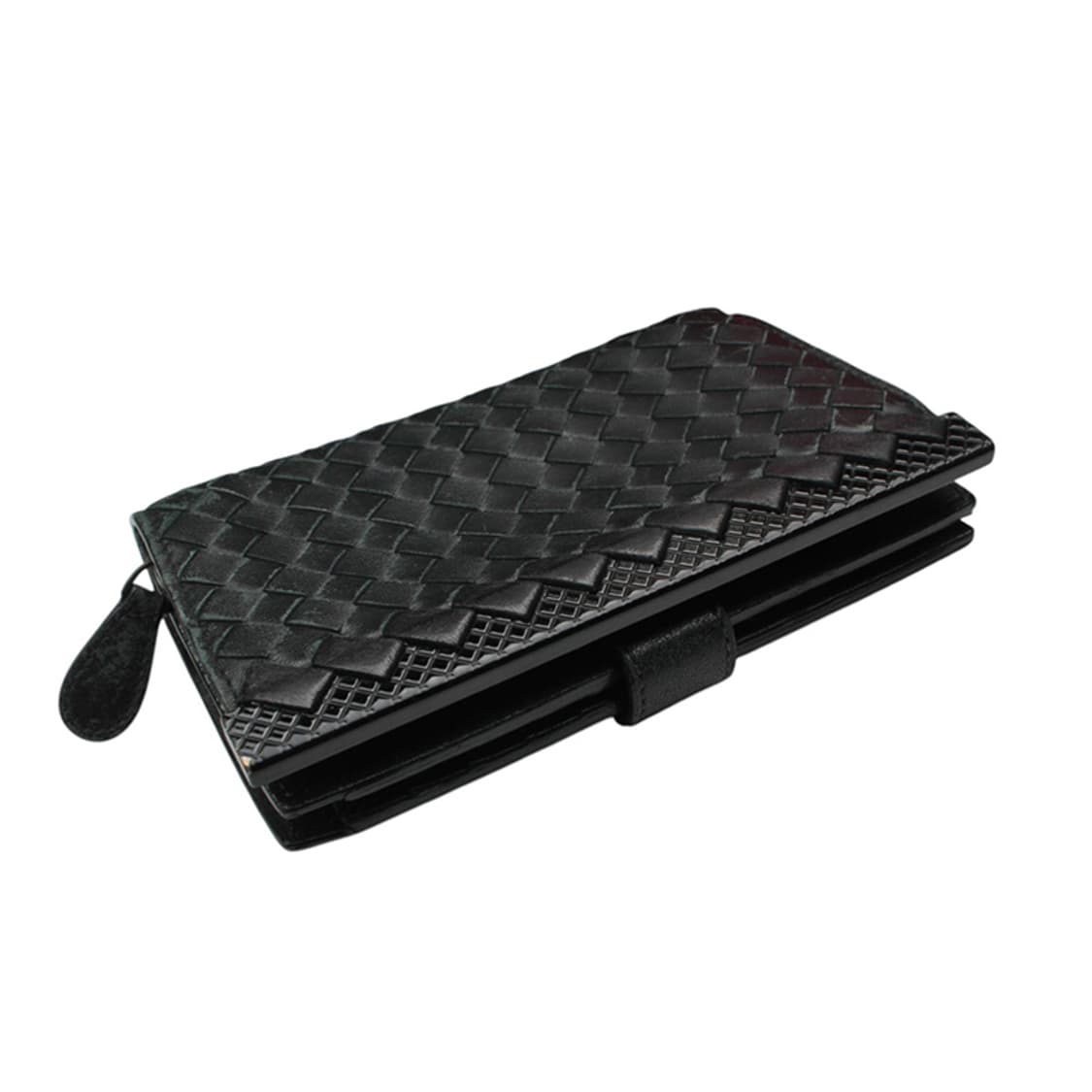보테가 베네타 블랙 위빙 중지갑 상품이미지3