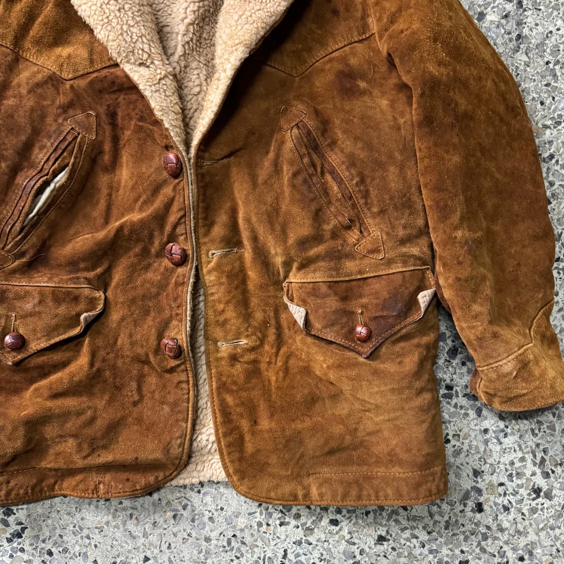 [M~L] 80s Schott Western 스웨이드 웨스턴 자켓 상품이미지5