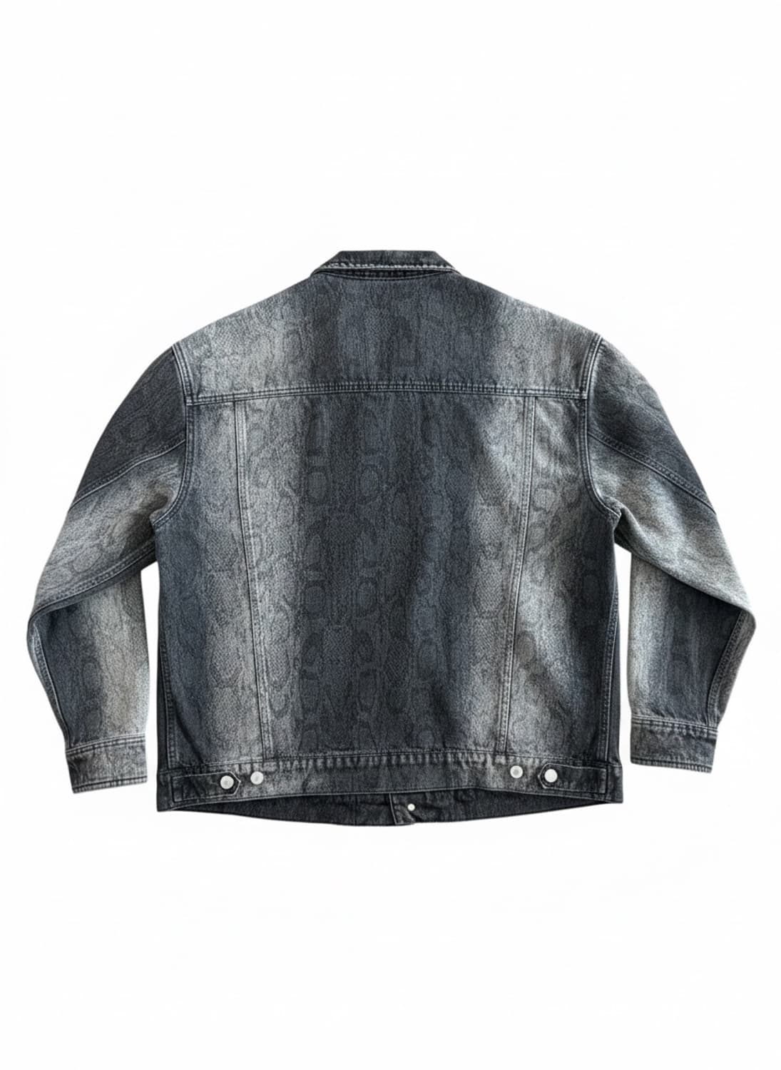 [XL] 플레져스 엔코어 트러커 스네이크 프린트 데님자켓 상품이미지2