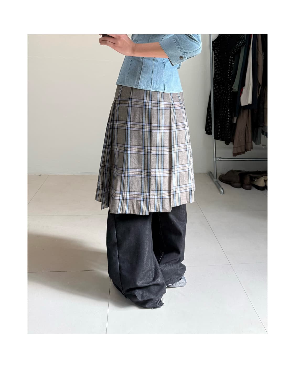 J PRESS 버클 스커트 상품이미지1