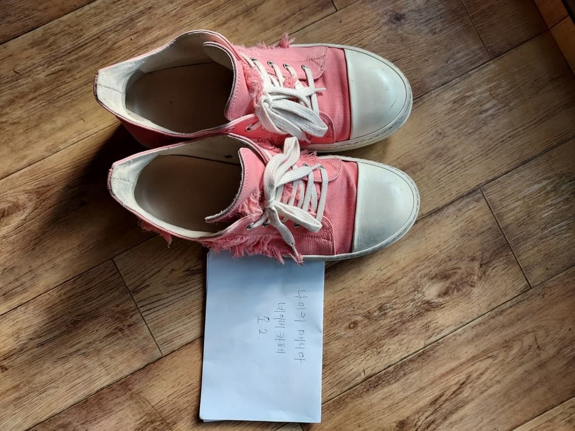 [42]릭오웬스 다크쉐도우 컨버스로우 핑크 상품이미지1