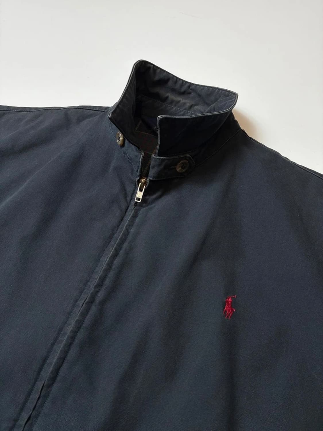 폴로 랄프로렌 90's 베이포드 스윙톱 가죽 배색 자켓 PN8404 상품이미지3