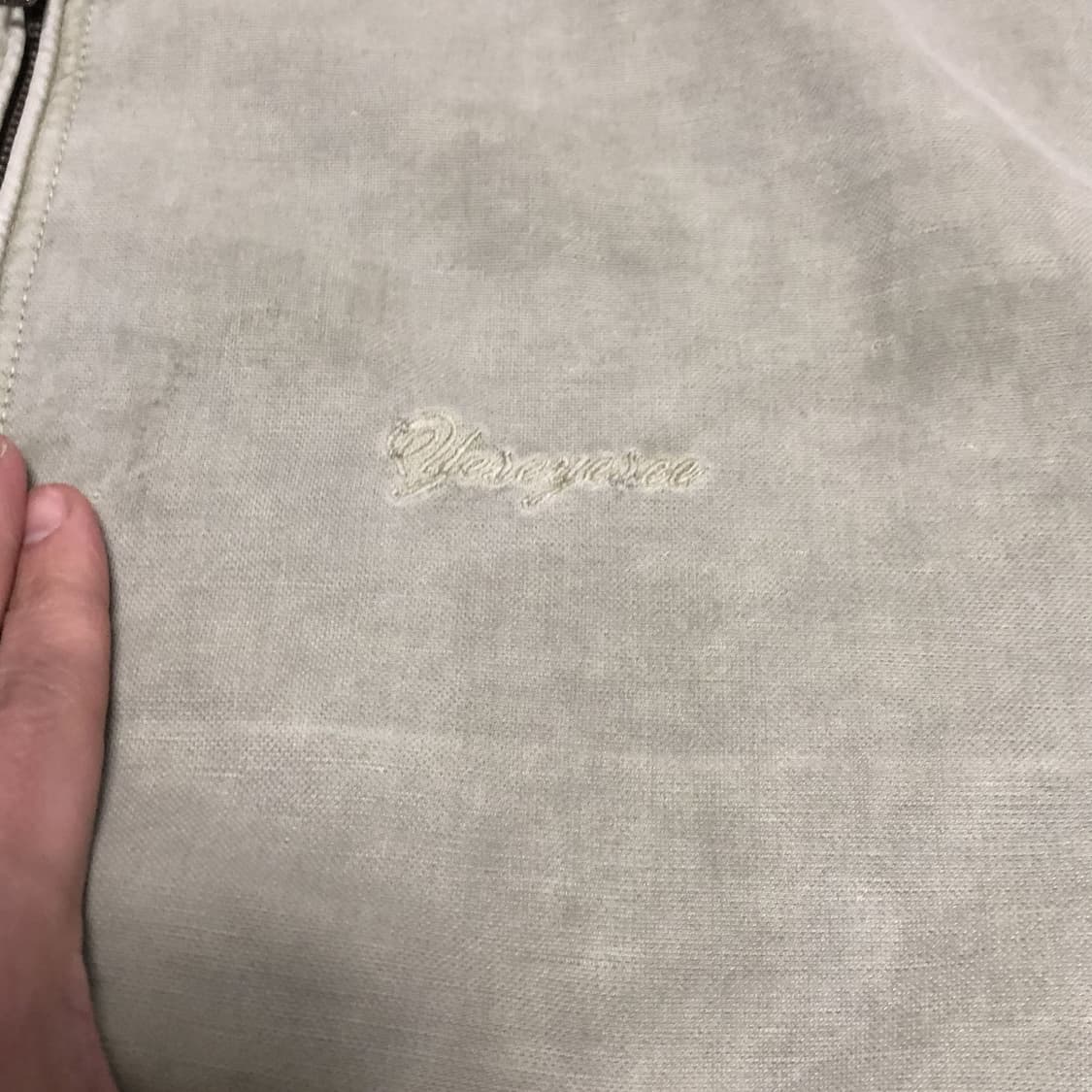 (L) 예스아이씨 YESEYESEE 린넨 코튼 집업 자켓 베이지 상품이미지4