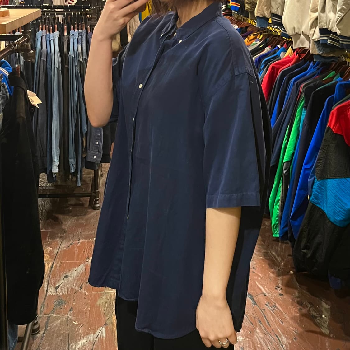 [HI] 폴로 반팔 셔츠 네이비 상품이미지4