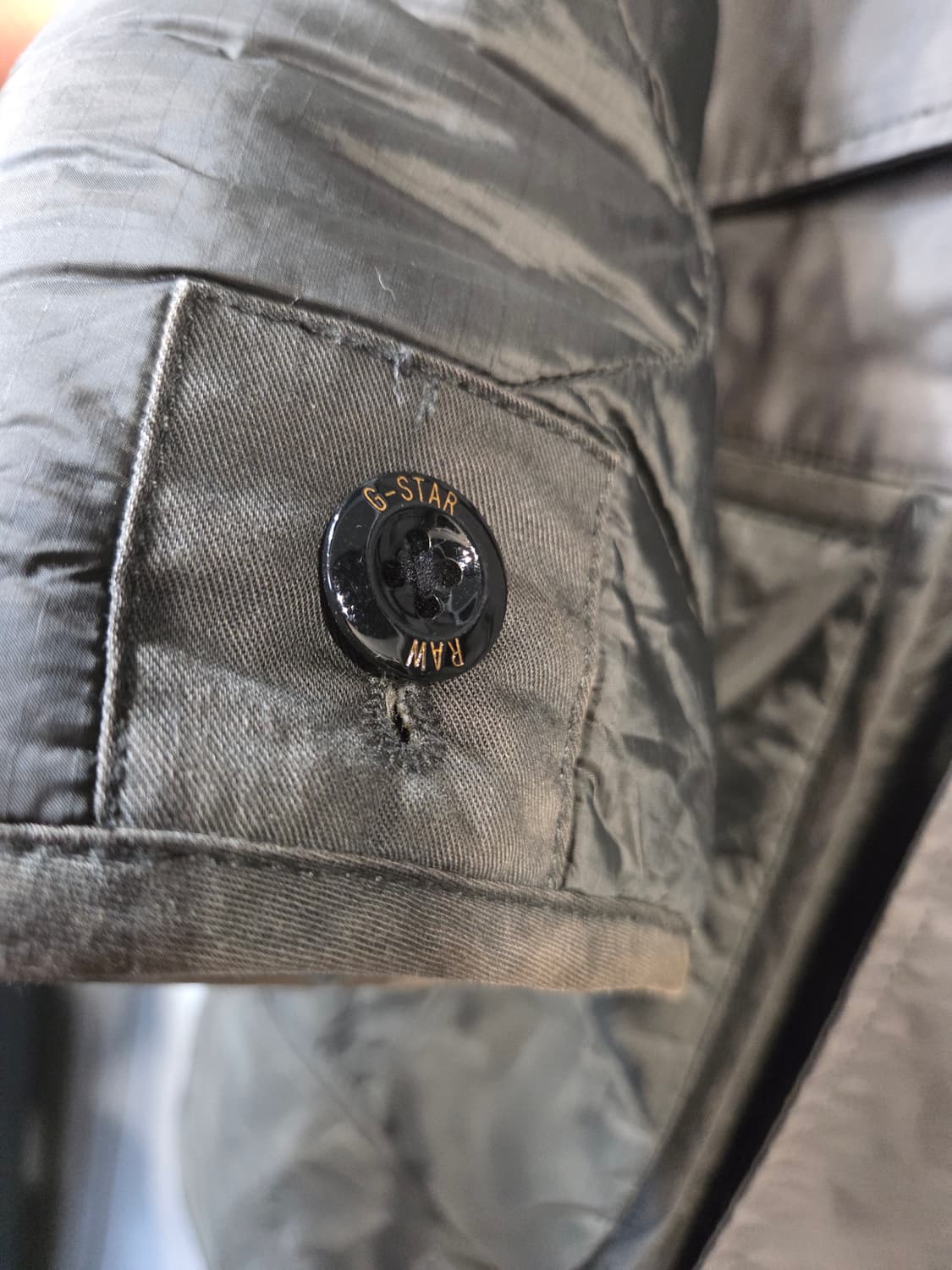 (특가)G-STAR 퀼팅 후드 코트(2PCS세트)남여공용XS/택없음 상품이미지7