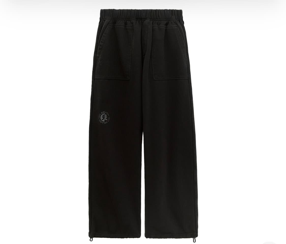 2) 폴리테루 1011 퍼티그 스웻팬츠 블리치드 블랙 상품이미지1